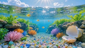 清新治愈梦幻海底世界