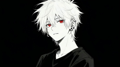 白发少年
