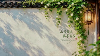 山月常在，万事皆安