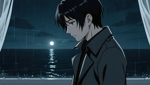 雨夜孤影丨宽屏