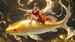 鱼背上的女孩