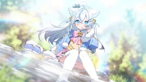 白毛浮绿水