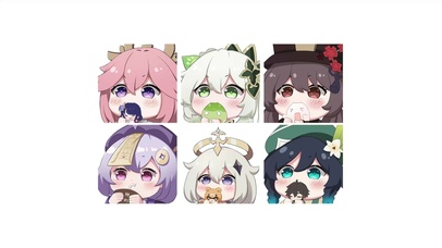 原神表情包-画师：药璃