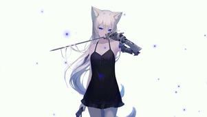 蓝眼猫娘