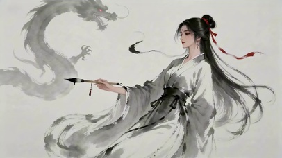 龙起墨痕