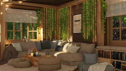 舒适的午间小雨休息卧室