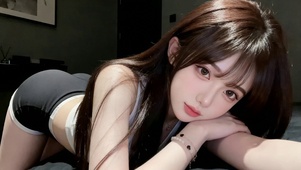 松弛慵懒卧室辣妹