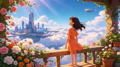 美少女的未来浮空都市