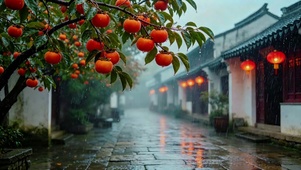 柿子熟了