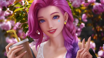 花丛中的Seraphine