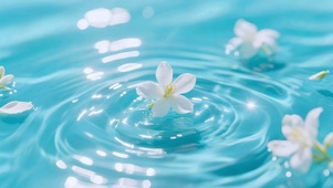清新夏日小百花