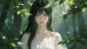 绿荫女孩