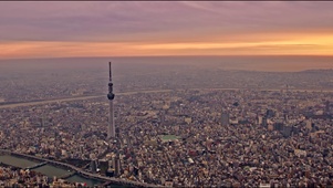 4K 城市上空 航拍