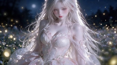 超美梦幻晚礼服少女