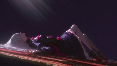 二次元光影美女