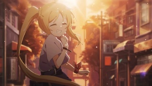 夕阳下的虹夏‘