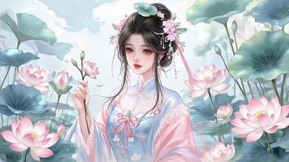 荷香雅韵醉芳容