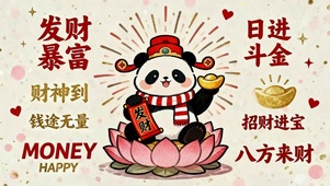 发财暴富 日进斗金