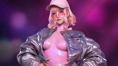 4K二次元动态清纯美女