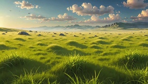 清新治愈草原天地