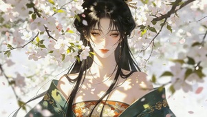 樱花中古风女孩