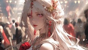 白发美人