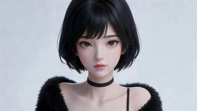 挑衅的美女舞者