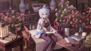 恬静甘雨·黑丝 全画幅