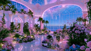梦幻星空浪漫花房