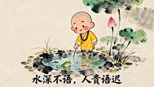 人深不语人语贵迟
