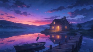 晚霞