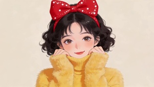 可爱小女孩