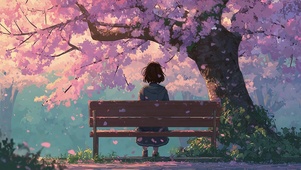樱花树下