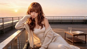 天台治愈性感美女