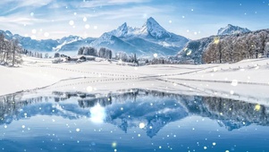 雪山美景