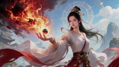 凡人修仙凝丹施阵美女1