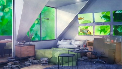 令人愉快护眼房间