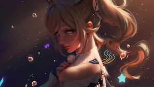 水珠唯美少女