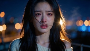失恋中的少女