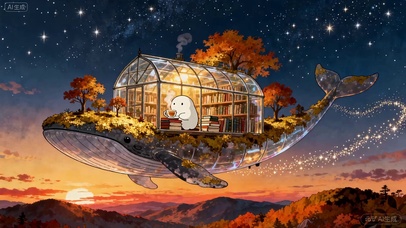 吉卜力-秋分梦幻鲸鱼