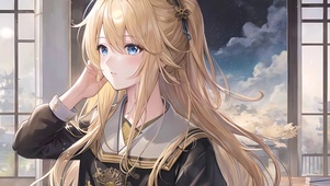 清纯古阁少女