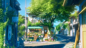 夏日街边花店