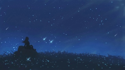 唯美治愈遥看星空