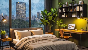 【雨景】都市小卧