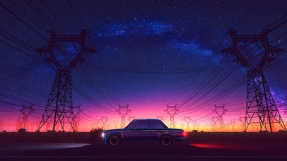 行驶的汽车