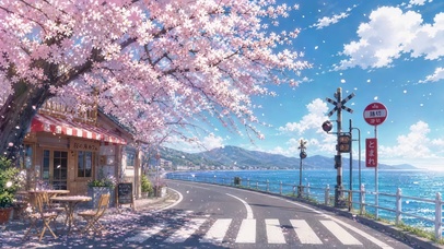 樱花海岸
