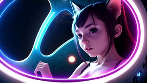 4K 可爱 猫耳精灵