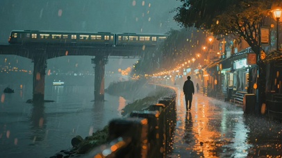 滨江大道夜景