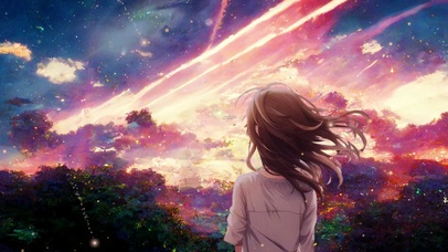 4K 唯美星空烟花