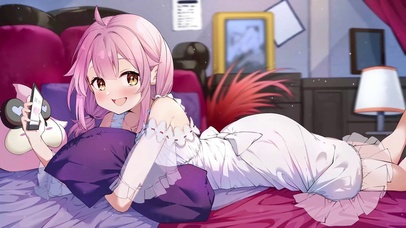 永雏塔菲趴床喵